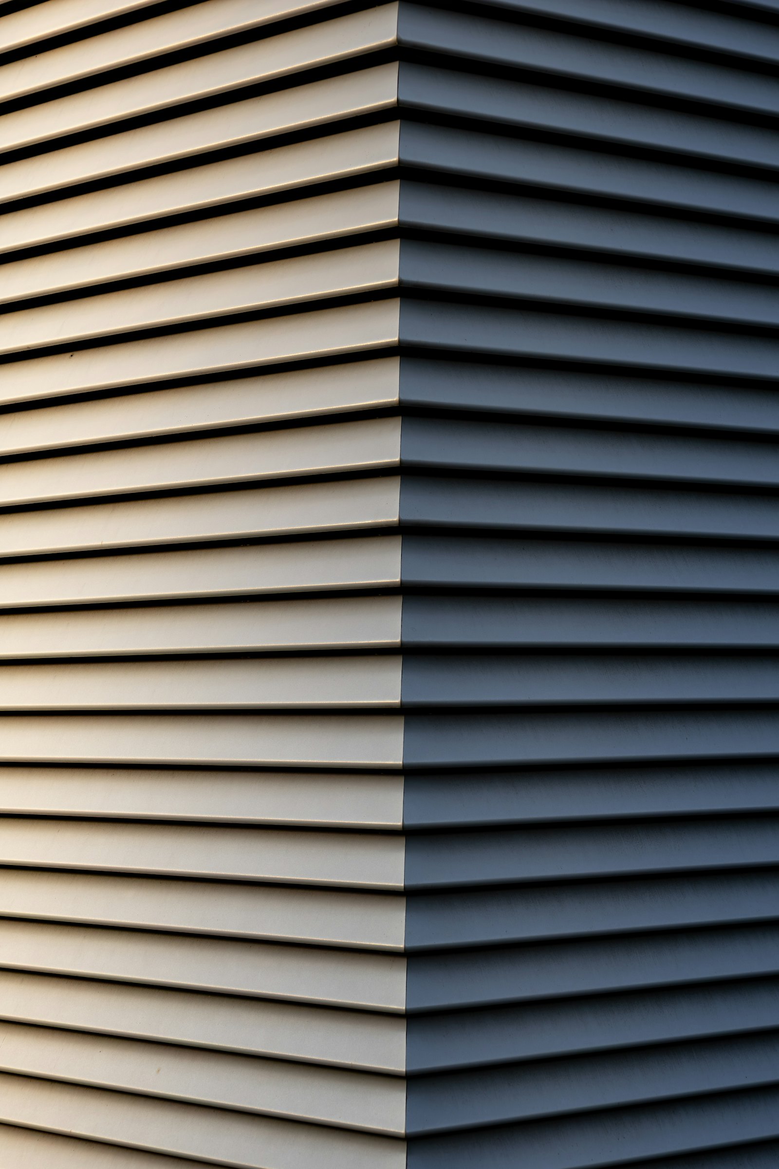 Corner of a building with horizontal vinyl lap siding